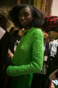 Backstage at Sonia Rykiel RTW Fall 2018