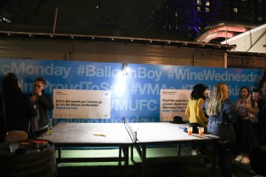 The scene at the Buzzfeed Twitter party.
