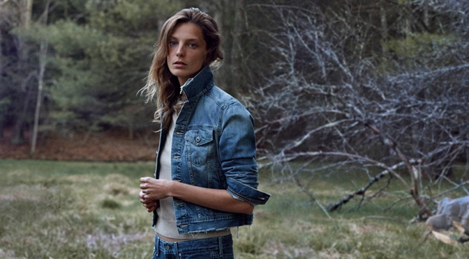 Daria Werbowy & AG Jeans Embrace Genderless Dressing Spring ’16