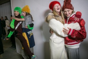 Backstage at Undercover RTW Fall 2018