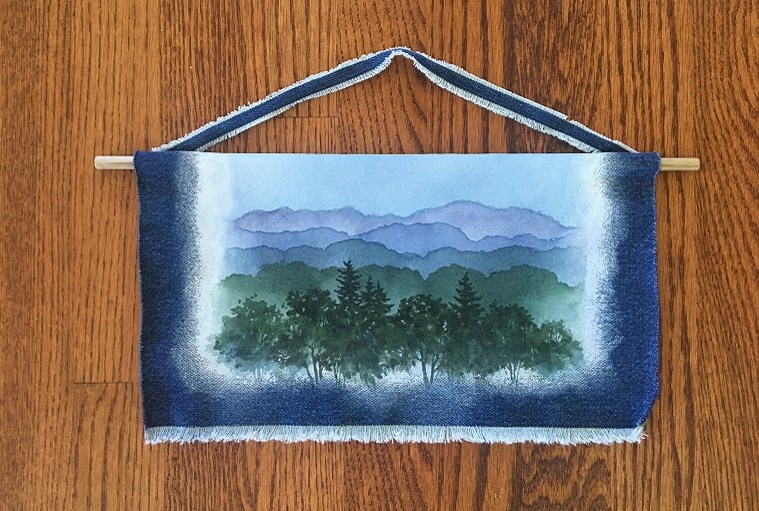 Wrangler’s Denim Scraps Become Art Greensboro