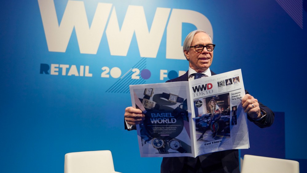 Tommy Hilfiger at WWD's inaugural Tokyo summit in partnership with Lumine.