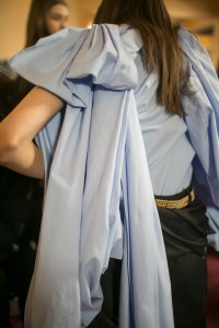 Backstage at Y/Project RTW Fall 2018