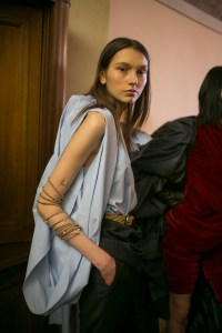 Backstage at Y/Project RTW Fall 2018