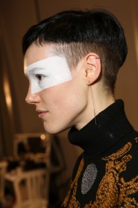 Backstage at Yohji Yamamoto RTW Fall 2018