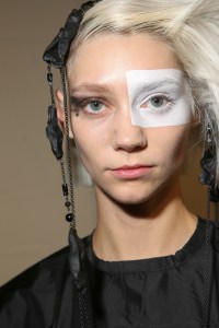 Backstage at Yohji Yamamoto RTW Fall 2018
