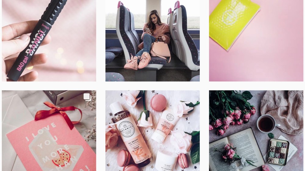 User generated content for consumer "influencers" identified by Zyper.