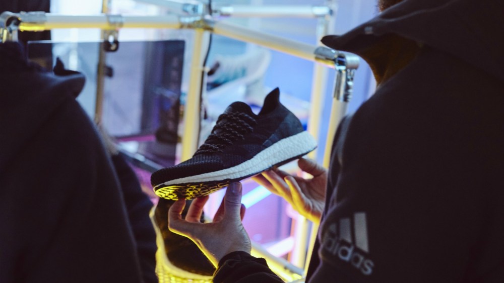 The Adidas AM4NYC was crafted in its Atlanta-area SPEEDFACTORY facility, which leverages digital processes to deliver a high-tech bespoke shoe.