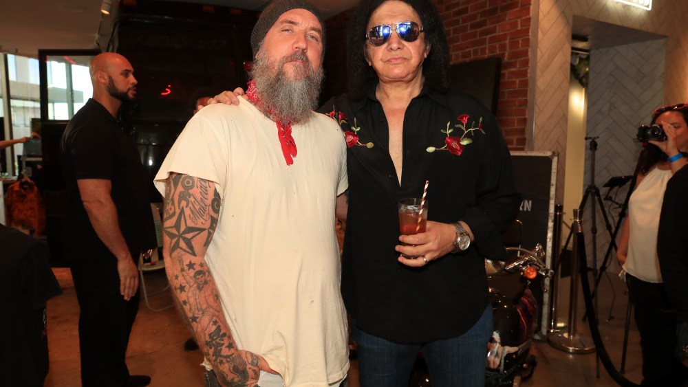 Blaine Halvorson and Gene Simmons