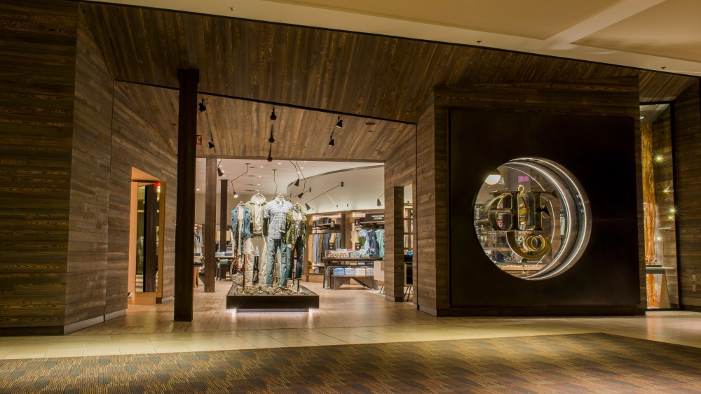 A visual of the new Abercrombie & Fitch retail concept