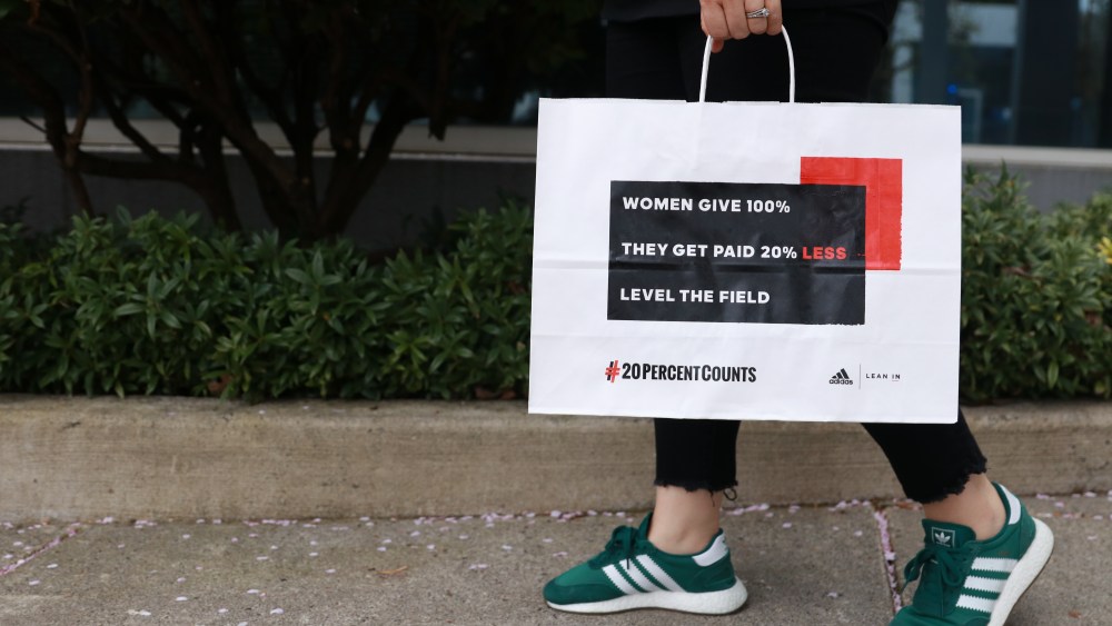 Adidas will promote the initiative on its shopping bags.