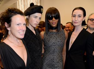 Katie Grand, Edie Campbell, Naomi Campbell and Erin O'Connor