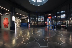 MILAN, ITALY - APRIL 15:  A general view of  Blair Thurman Exhibition Set Up on April 15, 2018 in Milan, Italy.  (Photo by Vincenzo Lombardo/Getty Images for Garage Italia )