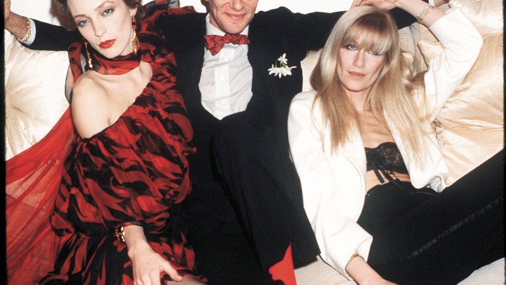 Loulou de la Falaise, Saint Laurent and Betty Catroux in 1978.