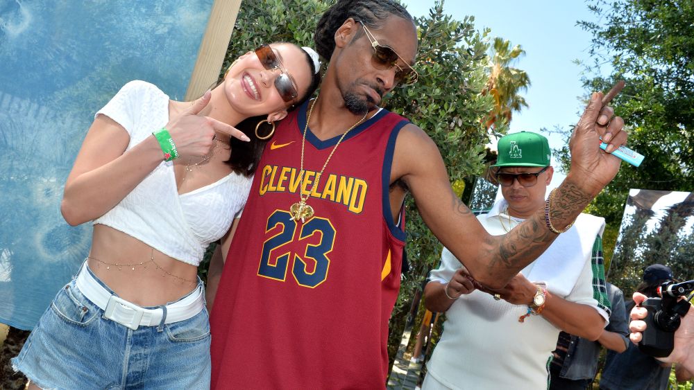 Bella Hadid and Snoop DoggLevis Coachella brunch, Coachella Valley Music and Arts Festival, Palm Springs, USA - 14 Apr 2018