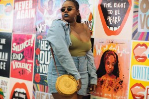 Street style at Beautycon.