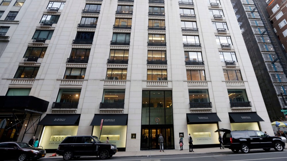 The Barneys flagship on Madison Avenue.