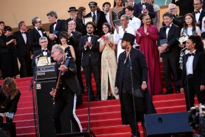 Sting performs for the closing ceremony of the Cannes Film Festival