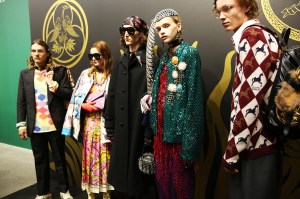 Backstage at Gucci Cruise 2019