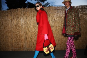 Backstage at Gucci Cruise 2019
