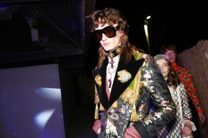 Backstage at Gucci Cruise 2019