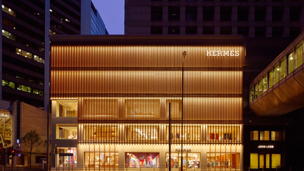 Hermes store in Hong Kong