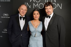 François-Henri Pinault, Salma Hayek and Benicio Del Toro