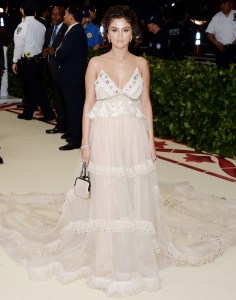 Selena Gomez in custom Coach, Met Gala 2018