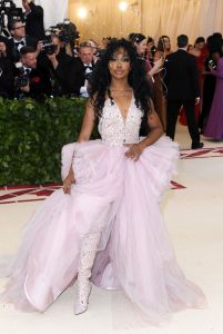 SZA in Atelier Versace, Met Gala 2018