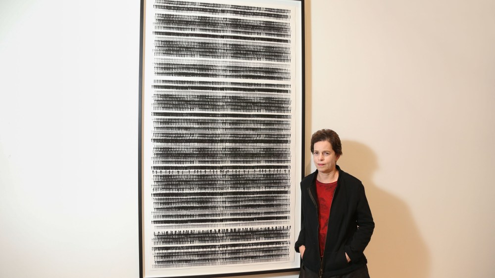 Artist Michal Rovner on Pace Gallery Exhibiton of Work