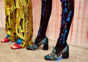 Backstage at Prada Resort 2019
