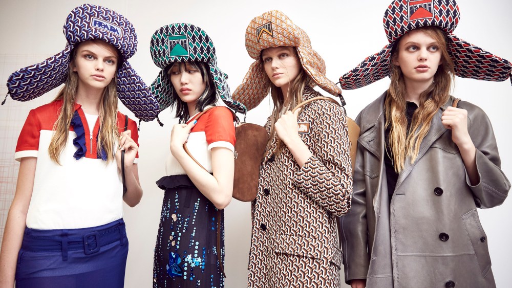 Backstage at Prada Resort 2019