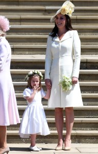 Catherine Duchess of Cambridge and her daughter Princess Charlotte