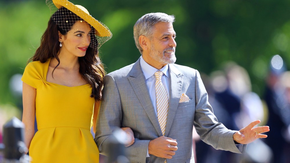 George Clooney and Amal ClooneyThe wedding of Prince Harry and Meghan Markle, Pre-Ceremony, Windsor, Berkshire, UK - 19 May 2018