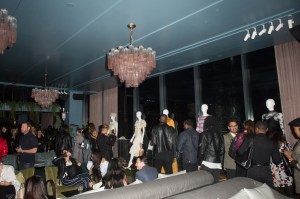 The at oosphere at the Swarovski and the CFDA party.