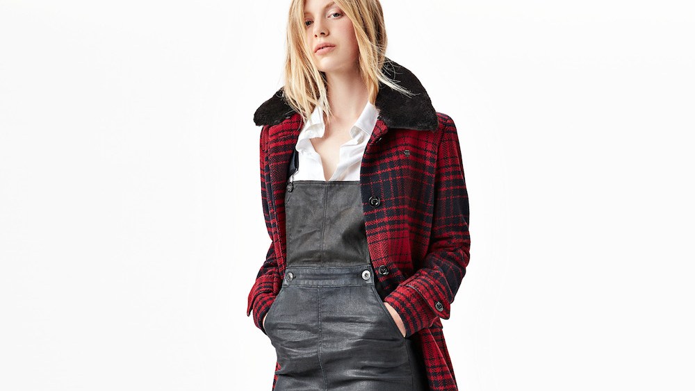 girl in plaid jacket
