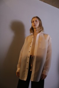 Backstage at Acne Studios Men's Spring 2019