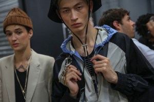 Backstage at AMI Alexandre Mattiussi Men's Spring 2019