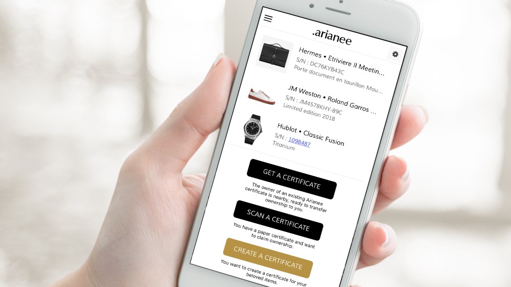 arianee luxury blockchain