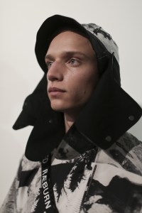 Backstage at Christopher Raeburn Men's Spring 2019