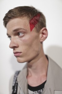 Backstage at Christopher Raeburn Men's Spring 2019