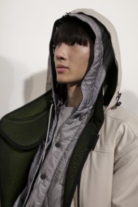 Backstage at Christopher Raeburn Men's Spring 2019