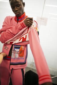 Backstage at Iceberg Men's Spring 2019