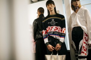 Backstage at Iceberg Men's Spring 2019