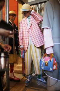 Backstage at Thom Browne Men's Spring 2019