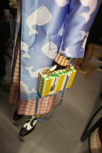 Backstage at Thom Browne Men's Spring 2019