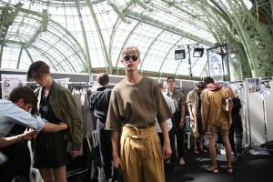 Backstage at Cerruti 1881 Men's Spring 2019