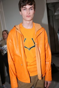 Backstage at Hermès Mens Spring 2019