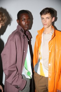 Backstage at Hermès Mens Spring 2019