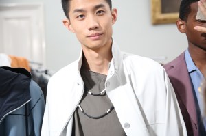 Backstage at Hermès Mens Spring 2019